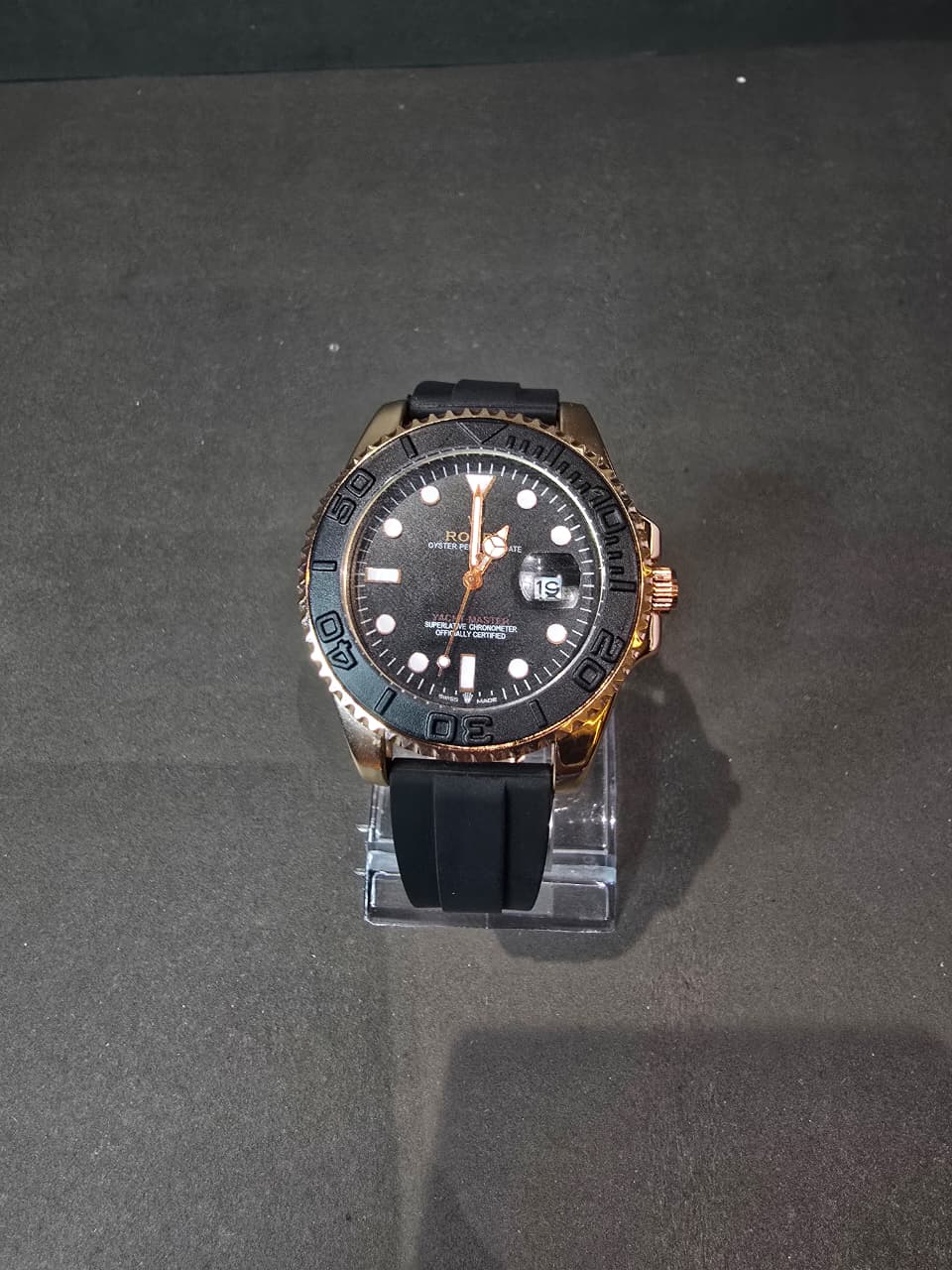 Rolex Black & Gold Luxury Watch – Timeless Elegance and Prestige